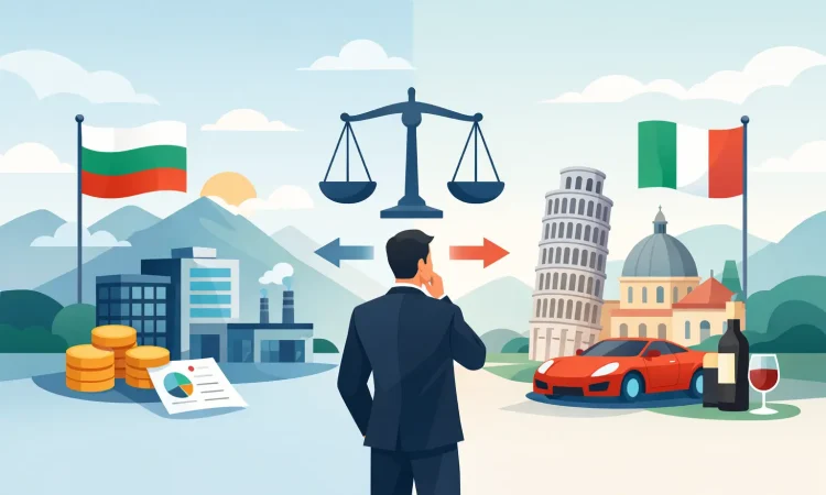 Bulgaria company vs Italy company: cosa conviene