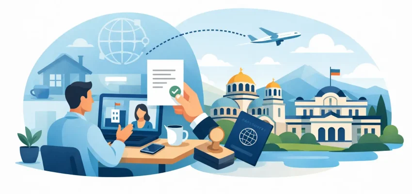 Registrare azienda bulgara senza viaggio