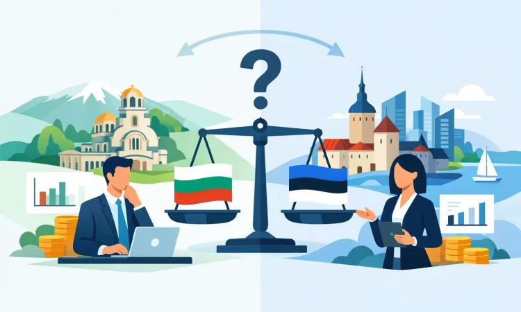 Società bulgara o estone: quale conviene?