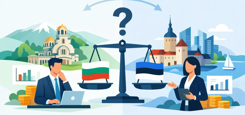 Società bulgara o estone: quale conviene?