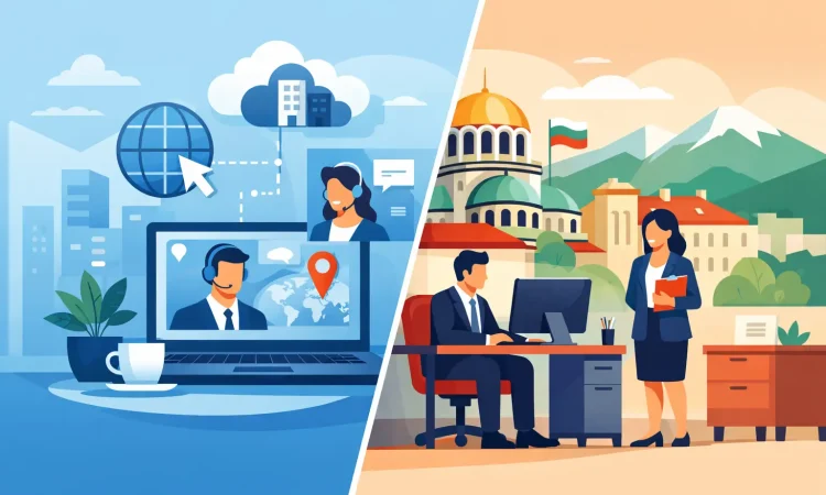 Sede virtuale versus ufficio Bulgaria: cosa conviene