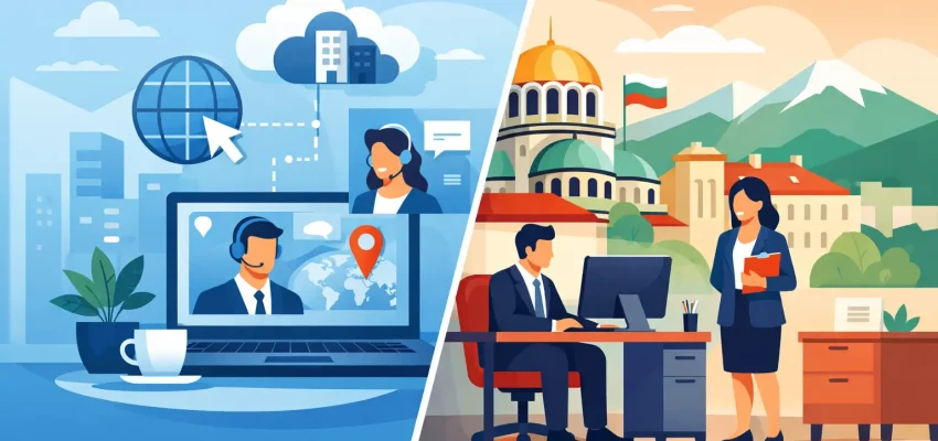 Sede virtuale versus ufficio Bulgaria: cosa conviene